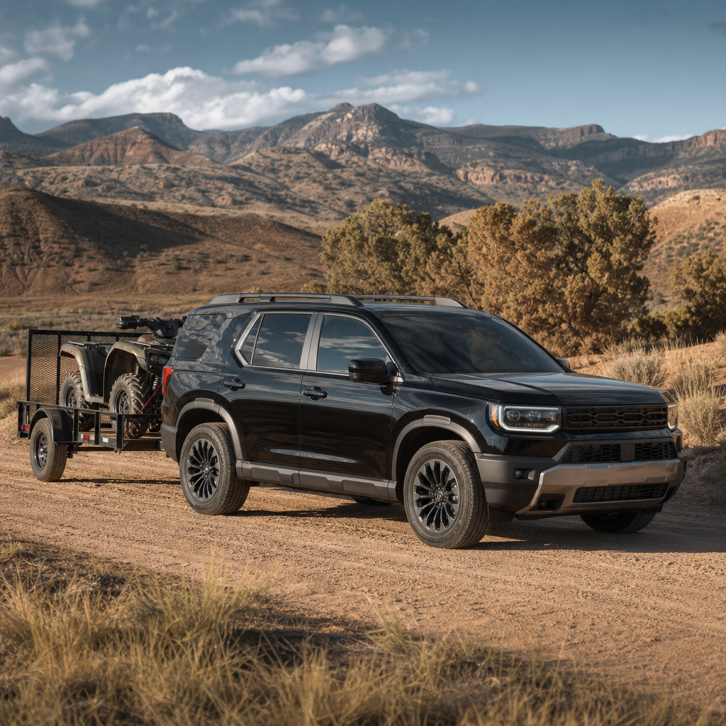 2026 Honda Passport RTL Towing — Crystal Black Pearl