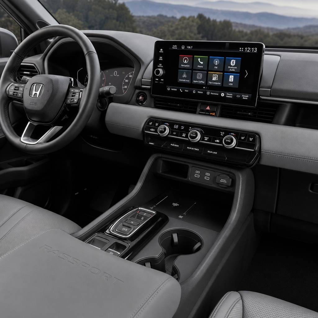 2026 Honda Passport RTL — Gray Leather