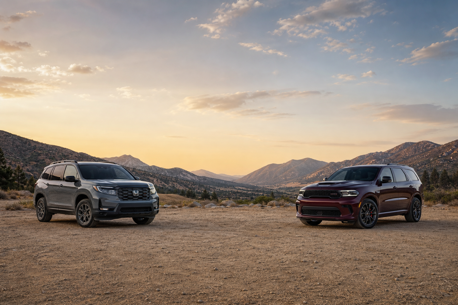 Honda Passport TrailSport Blackout vs Dodge Durango R/T 392
