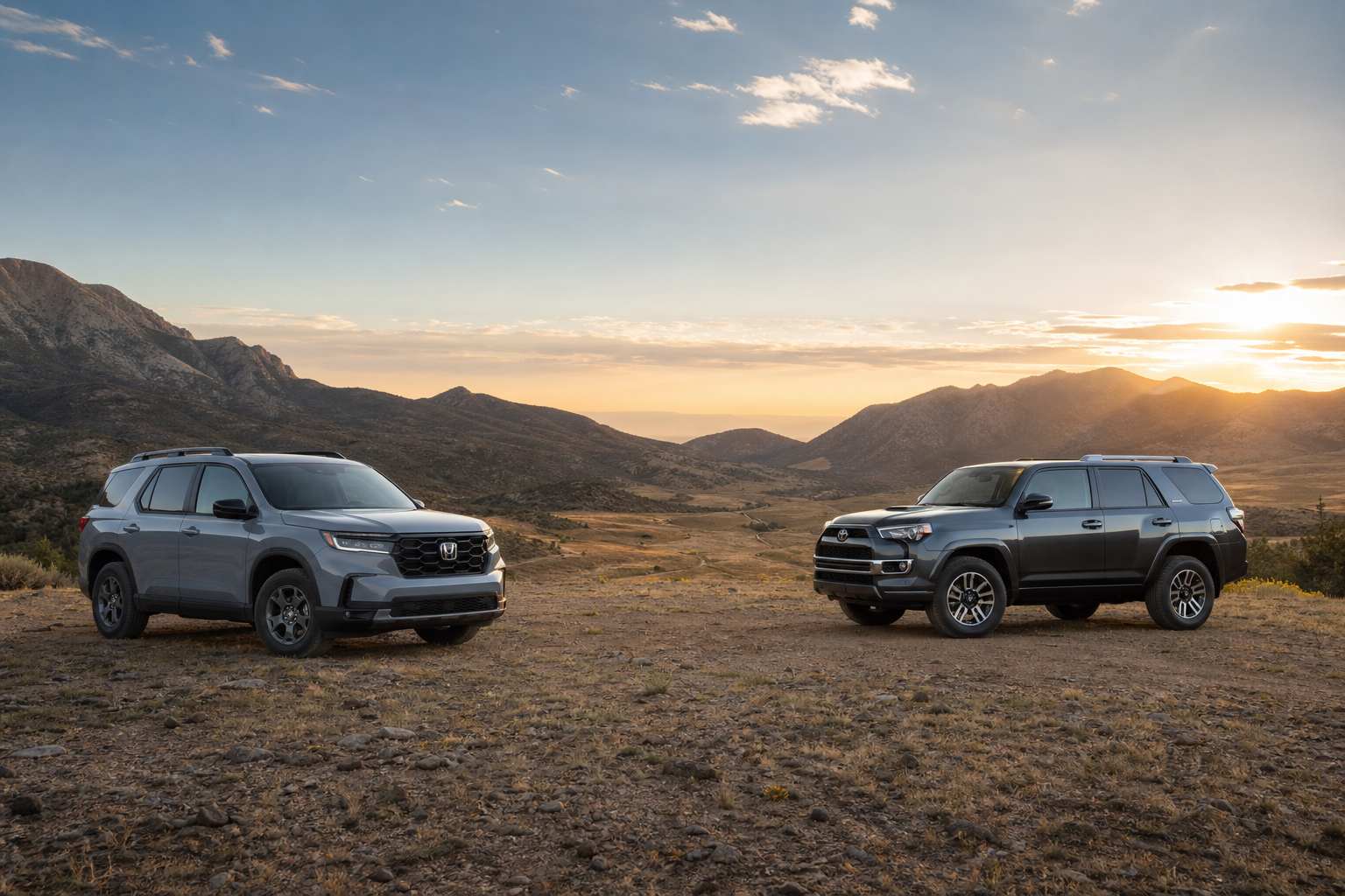 Honda Passport TrailSport vs Toyota 4Runner TRD Sport · RWD