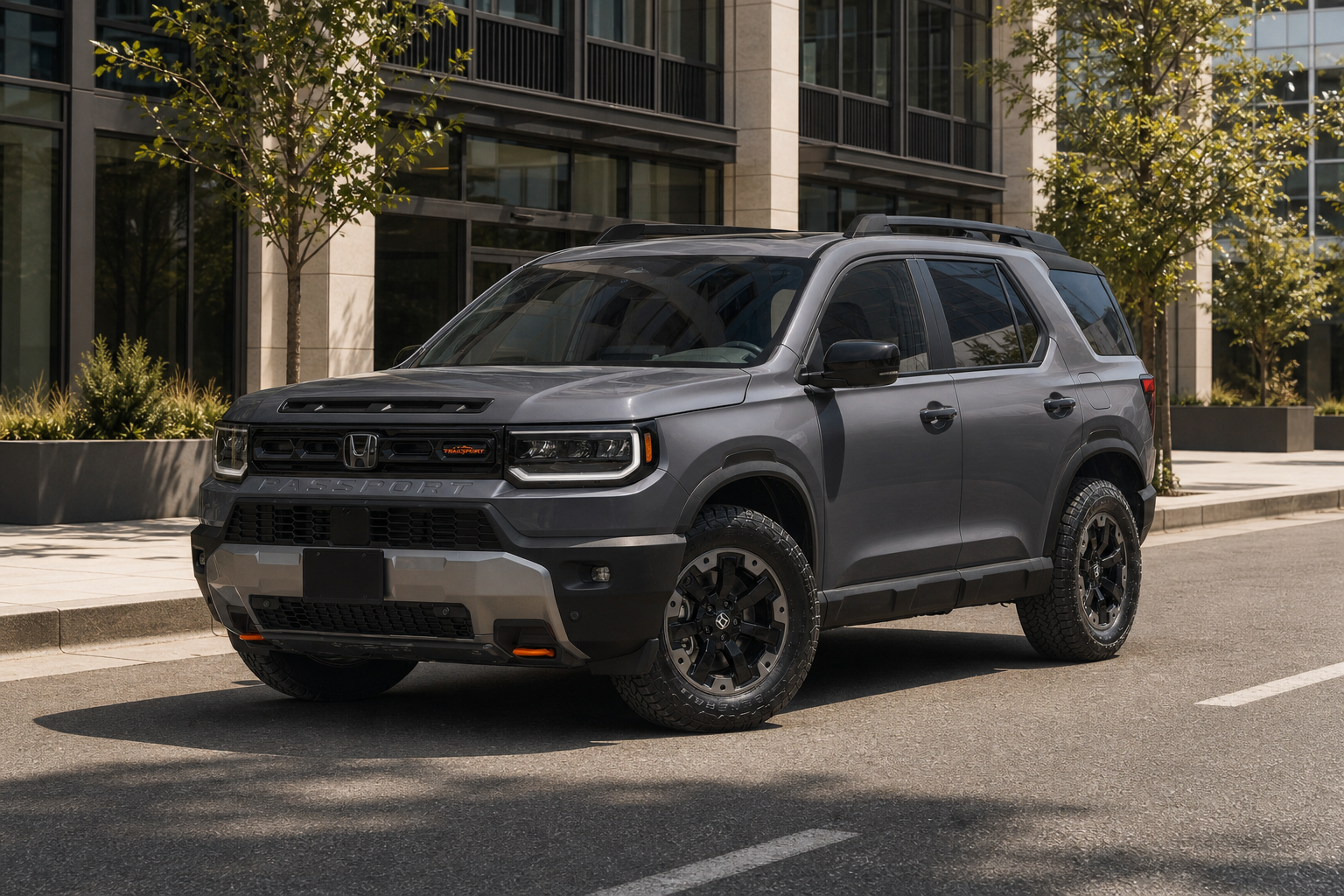 2026 Honda Passport TrailSport Elite in Modern Steel Metallic