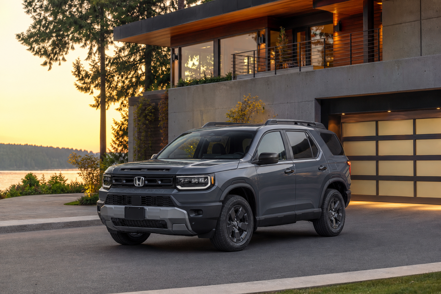 2026 Honda Passport RTL in Modern Steel Metallic